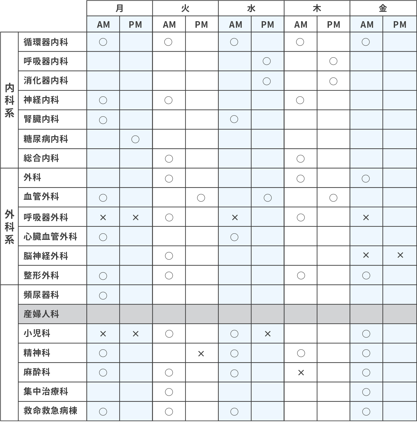 見学受け入れカレンダー