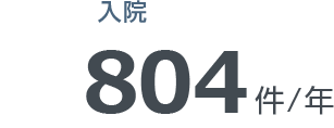 入院804件/年