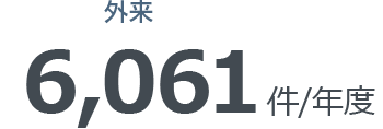 外来6,061件/年度