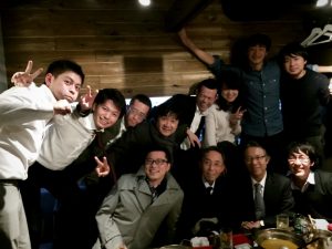 外科の先生方と一緒に